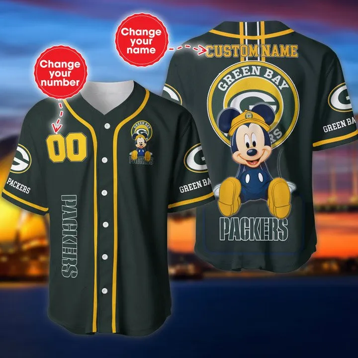 Green Bay Packers Baseball Jersey
