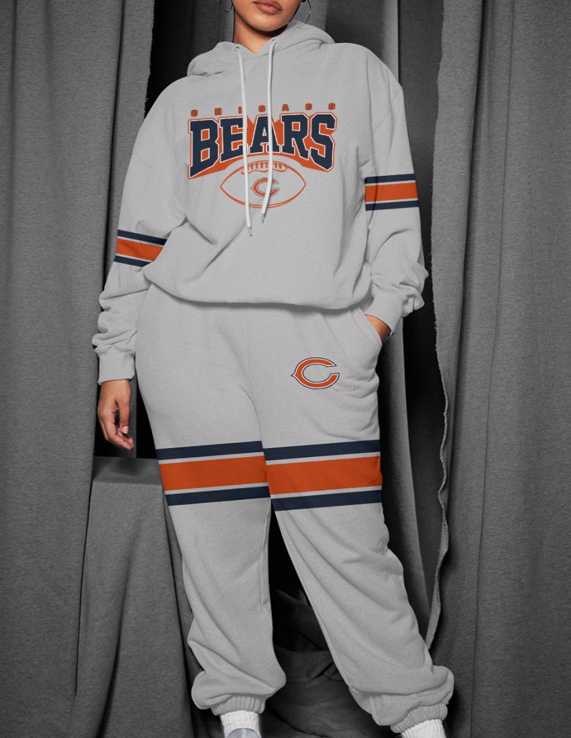 Chicago Bears Combo Pullover Hoodie And Sweatpants