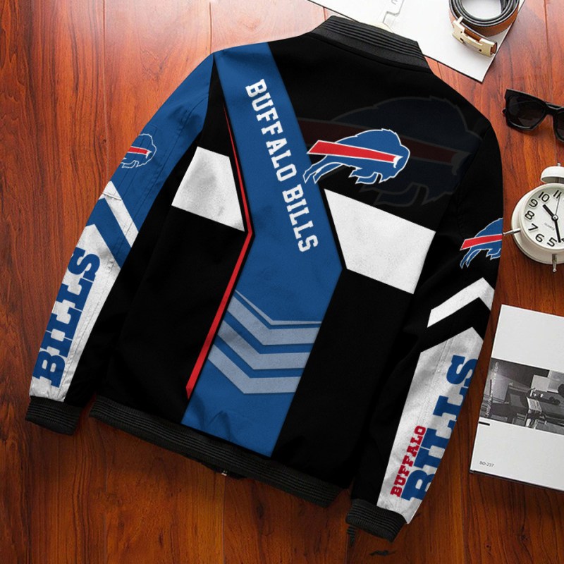 Styled Buffalo Bills Bomber Jacket