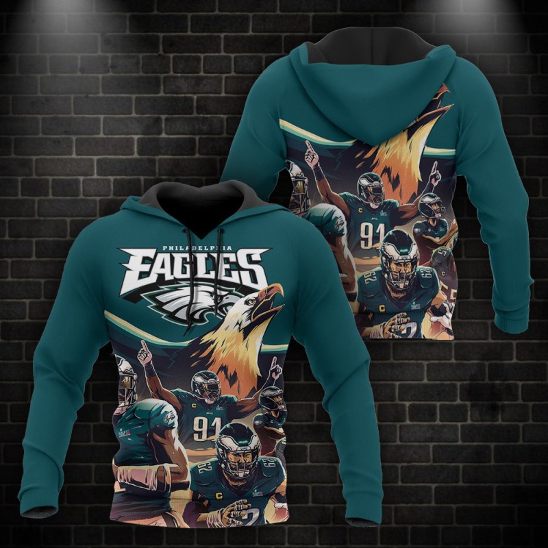 Philadelphia Eagles Ugly Christmas Hoodie