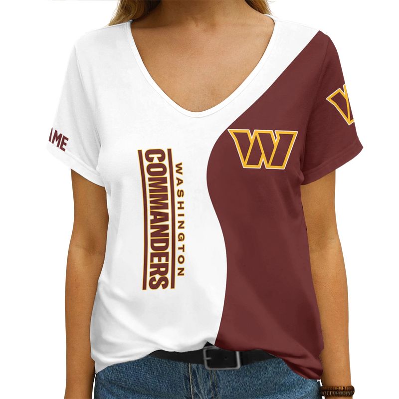 Washington Commanders V-neck T-shirt