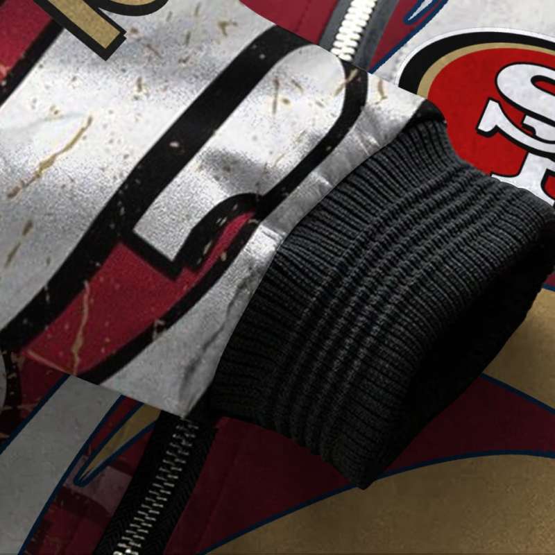 San Francisco 49ers Bomber Jacket - Detailed View