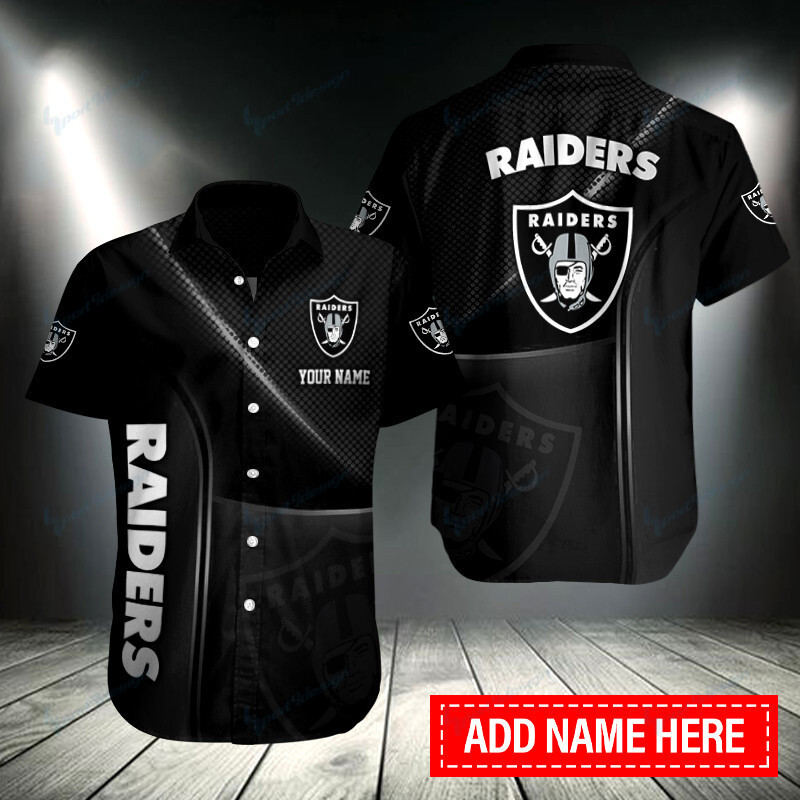 Las Vegas Raiders Button Shirt Size Chart