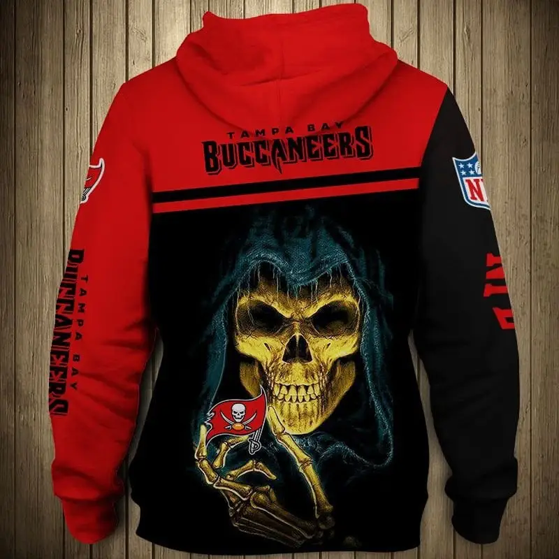 Tampa Bay Buccaneers All Over Printed Sweater Back View