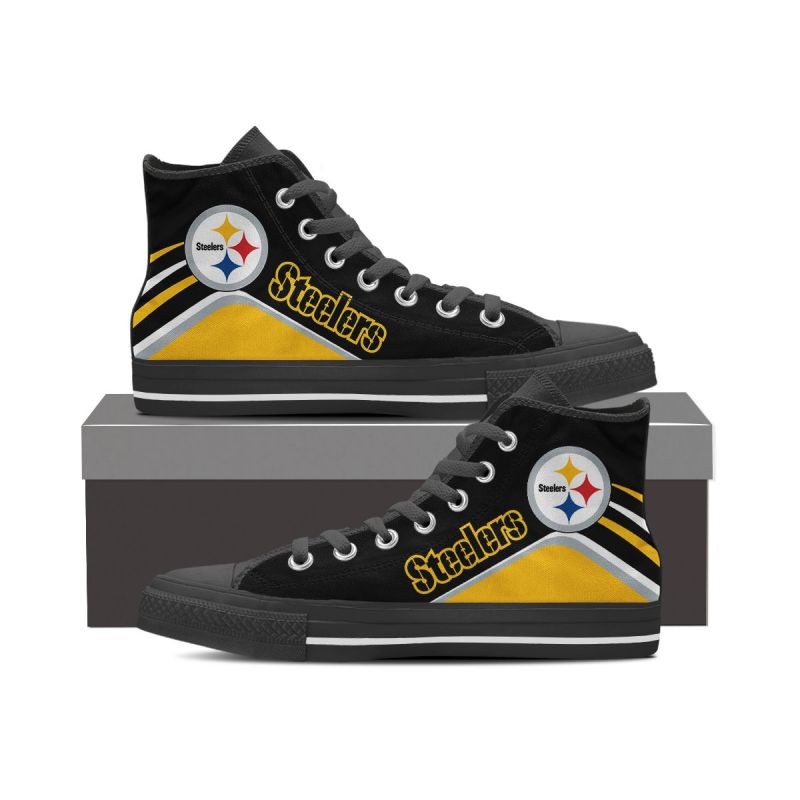 Pittsburgh Steelers High Top Shoes 021