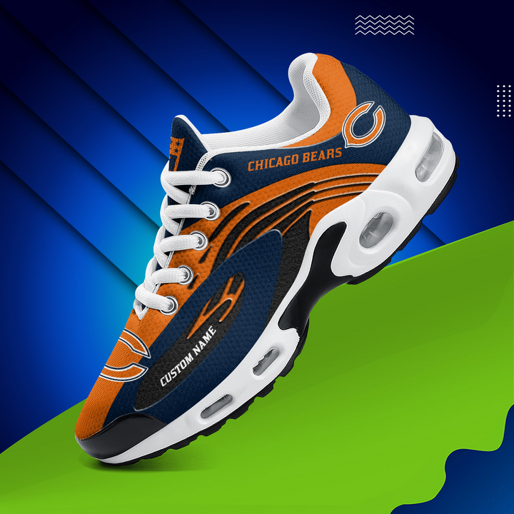 Chicago Bears Sneakers Side View