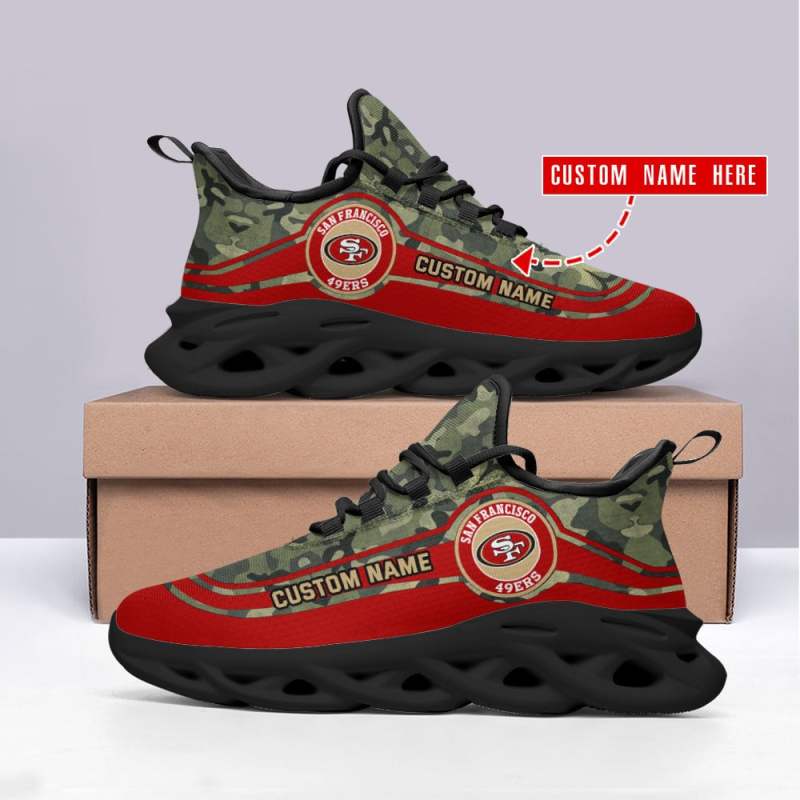 San Francisco 49ers Yezy Running Sneakers