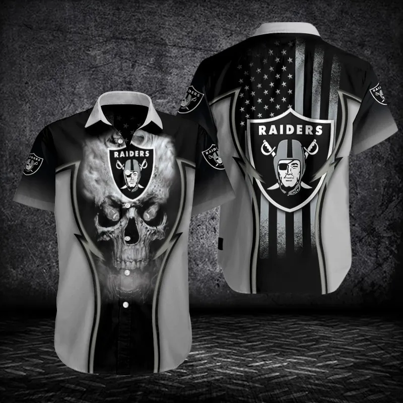 Las Vegas Raiders Button Shirt Size Chart