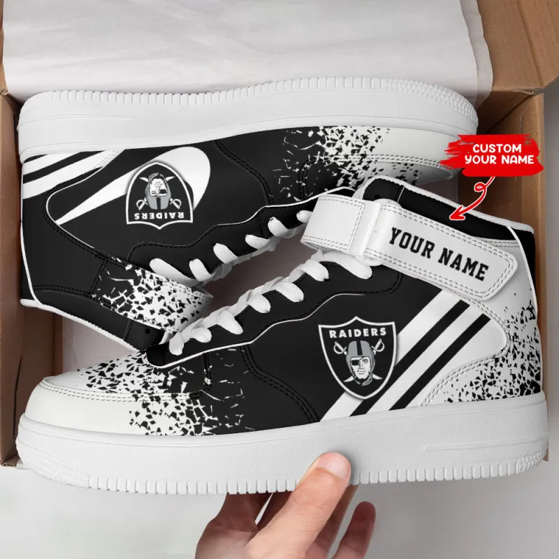 Las Vegas Raiders High AF1 Sneakers