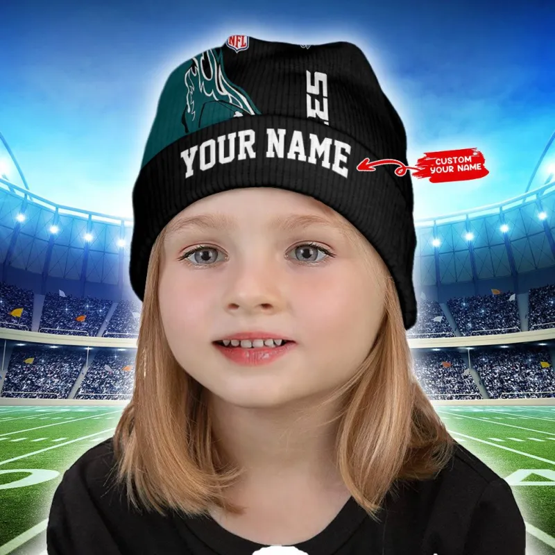 Philadelphia Eagles Personalized Wool Beanie Lifestyle
