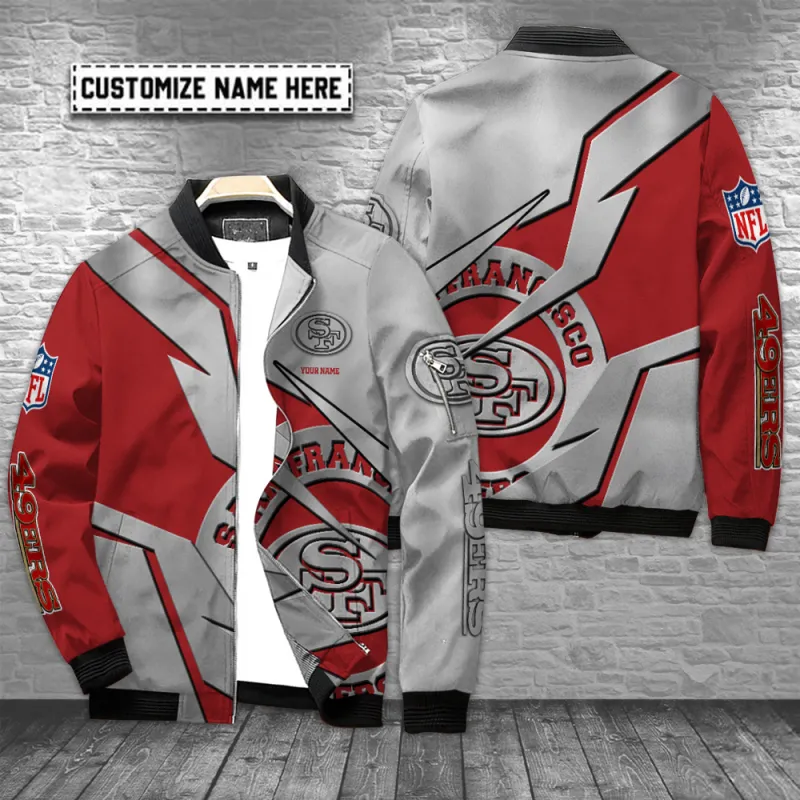 San Francisco 49ers Personalized Bomber Jacket