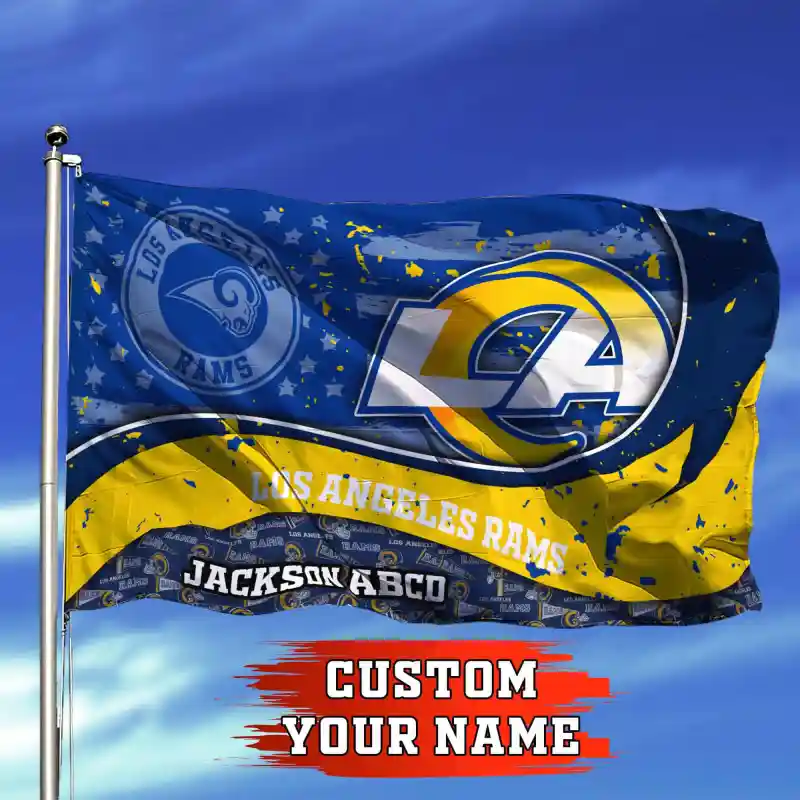 Los Angeles Rams Personalized Flag