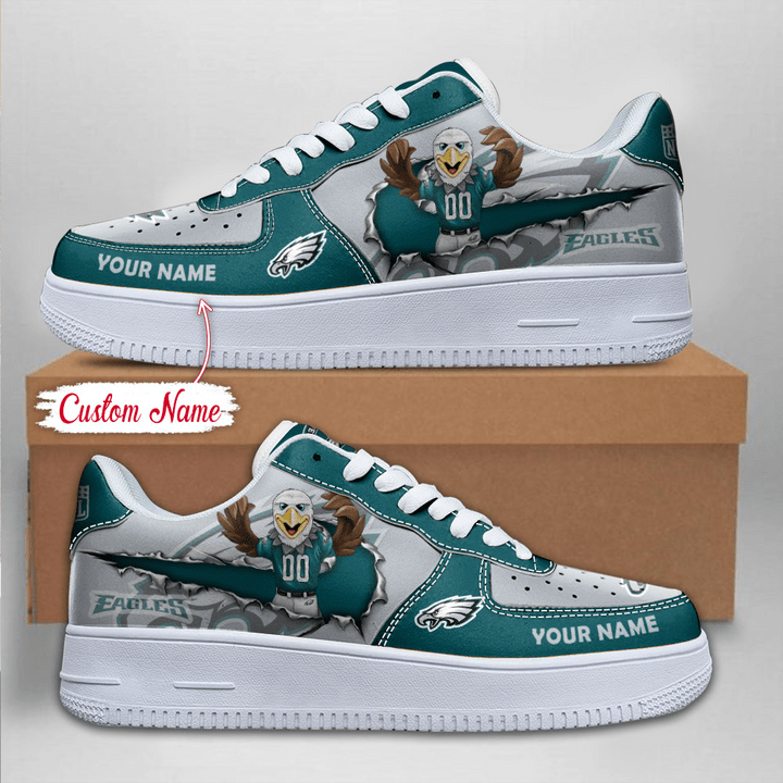 Custom Name Philadelphia Eagles Shoes