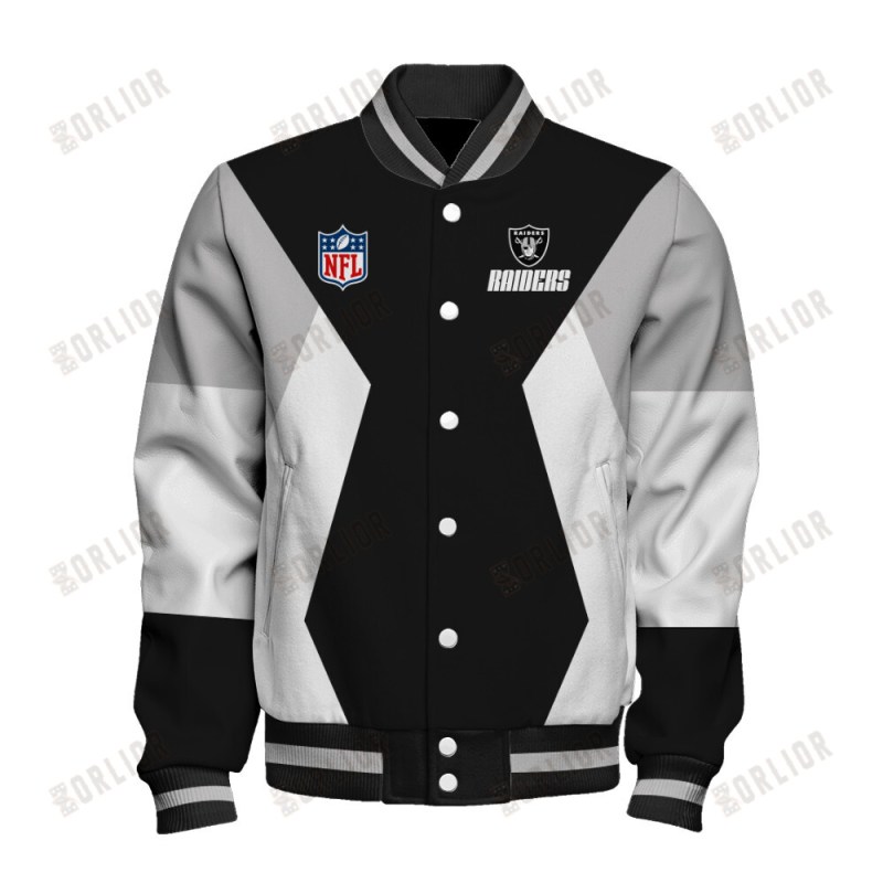 Las Vegas Raiders Varsity Jacket Design