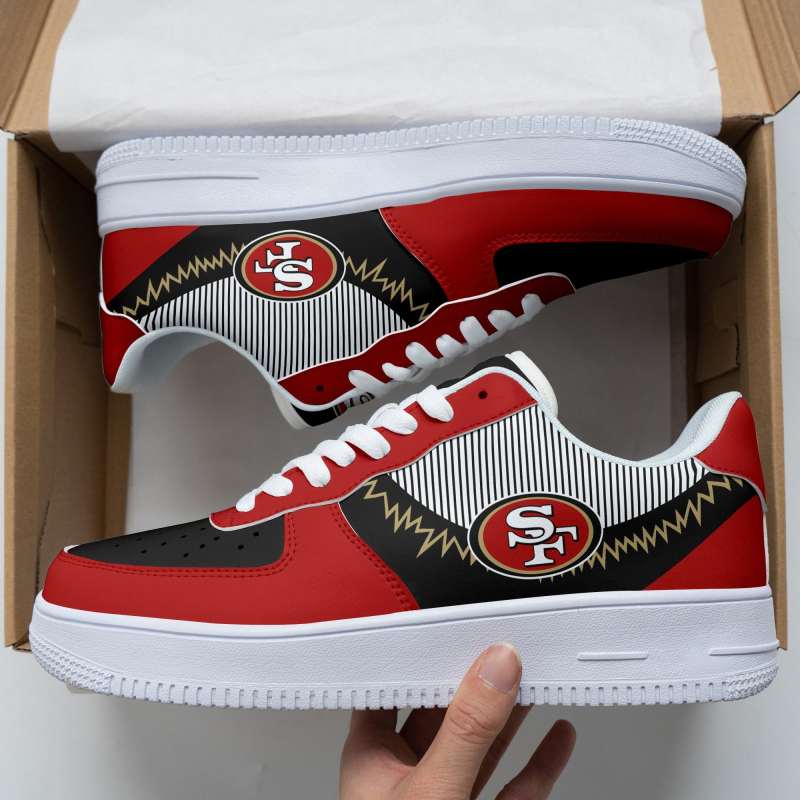San Francisco 49ers AF1 Shoes Back View