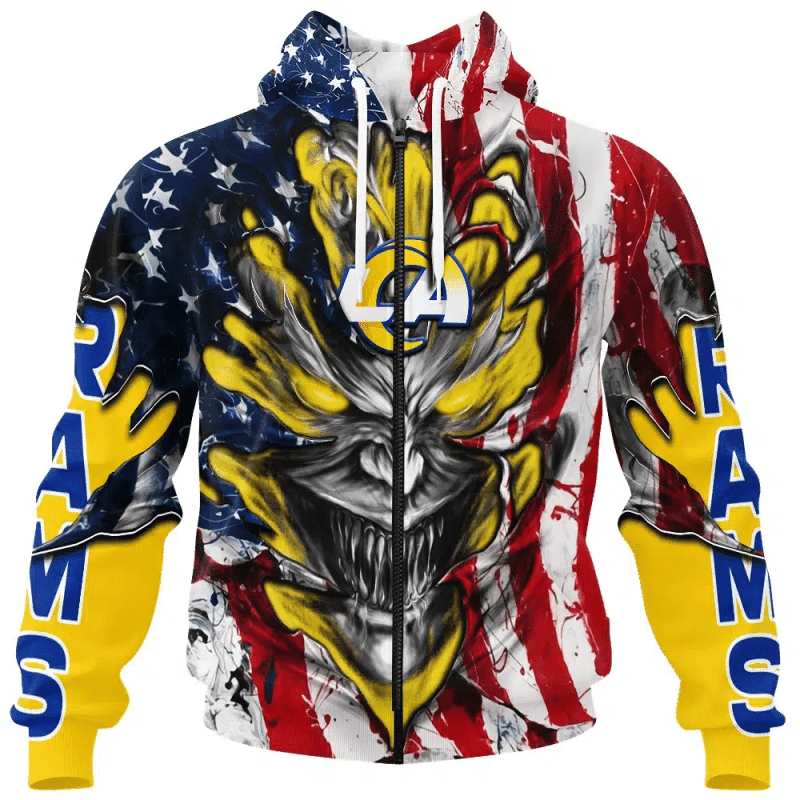 Los Angeles Rams Hoodie Design