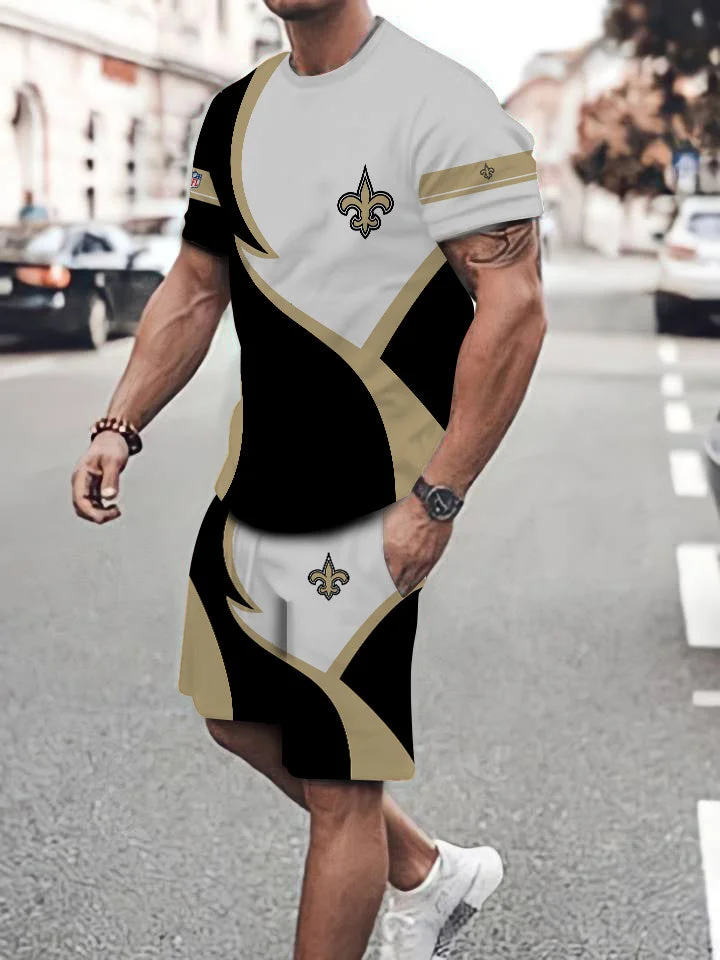 New Orleans Saints T-shirt and Shorts Set