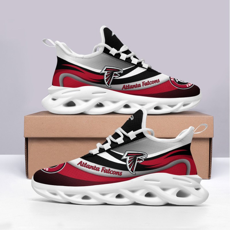 Atlanta Falcons Yezy Running Sneakers Top View