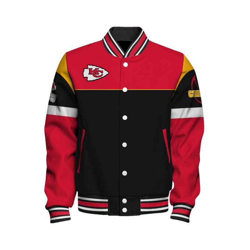 Kansas City Chiefs Varsity Jacket Back