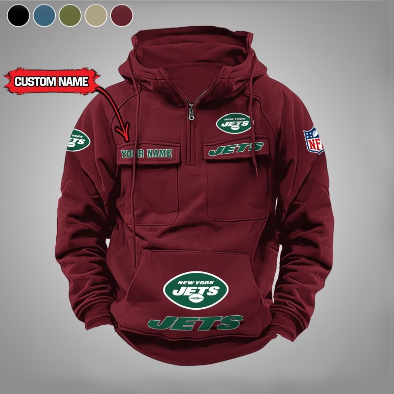 New York Jets Hoodie Red