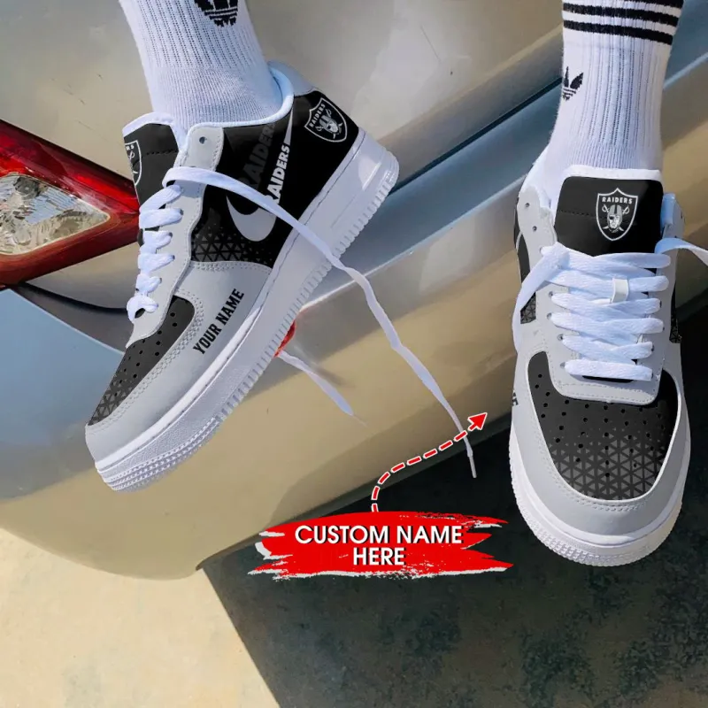 Las Vegas Raiders Personalized AF1 Shoes
