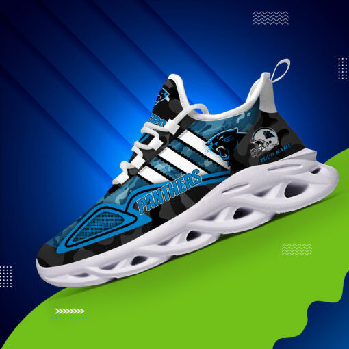 Carolina Panthers Personalized Yezy Sneakers 3