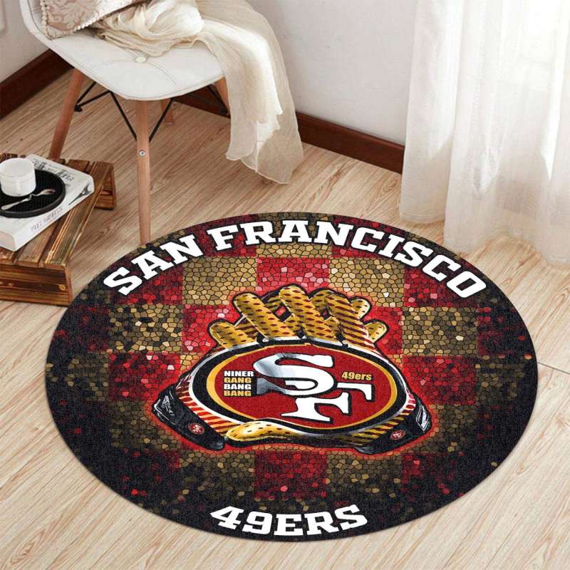 San Francisco 49ers Round Rug