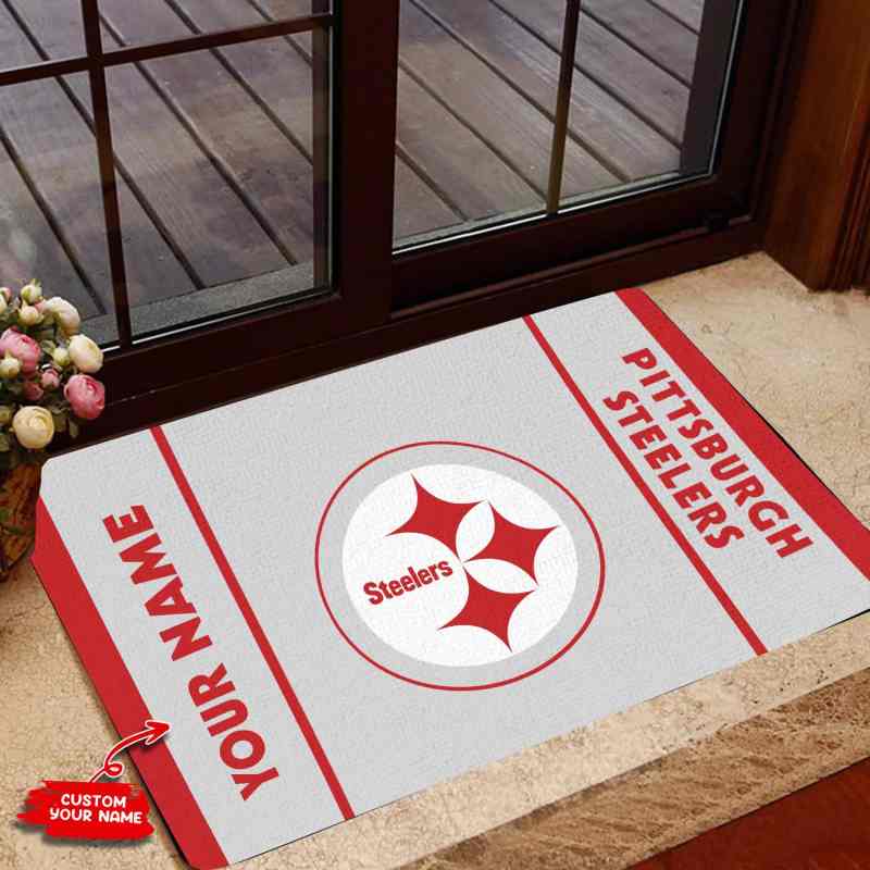 Pittsburgh Steelers Personalized Doormat
