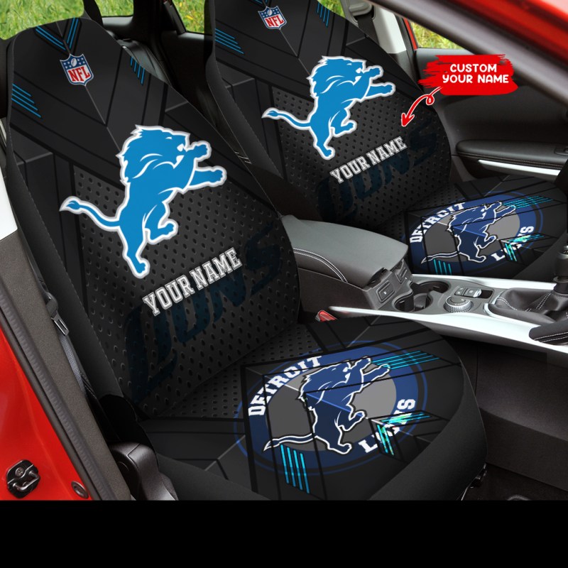 Detroit Lions Car Seat Covers