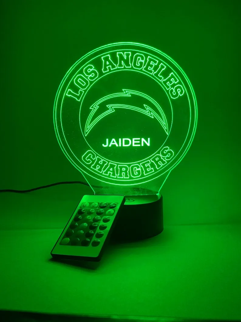 Stylish Chargers 3D LED Night Light
