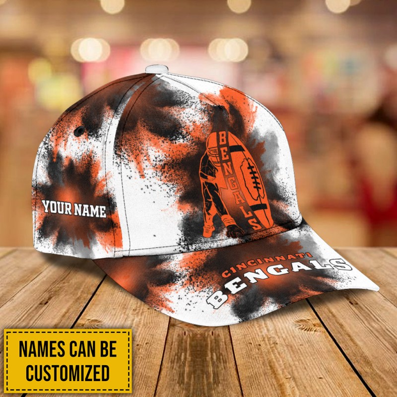 Cincinnati Bengals Personalized Classic Cap - Side View