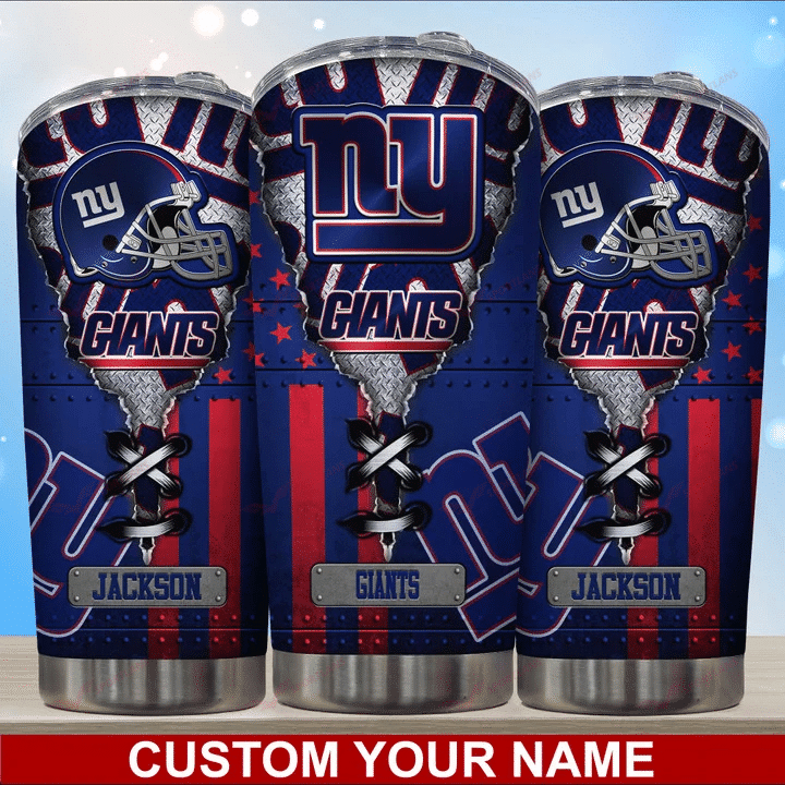 Personalized New York Giants Tumbler