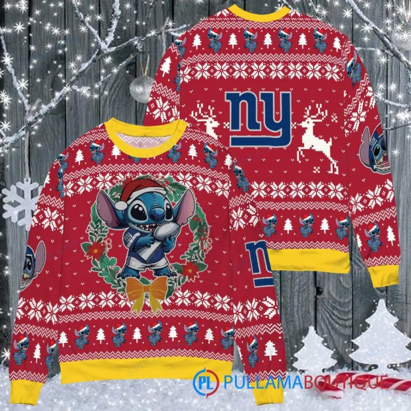 New York Giants Ugly Christmas Sweater 1