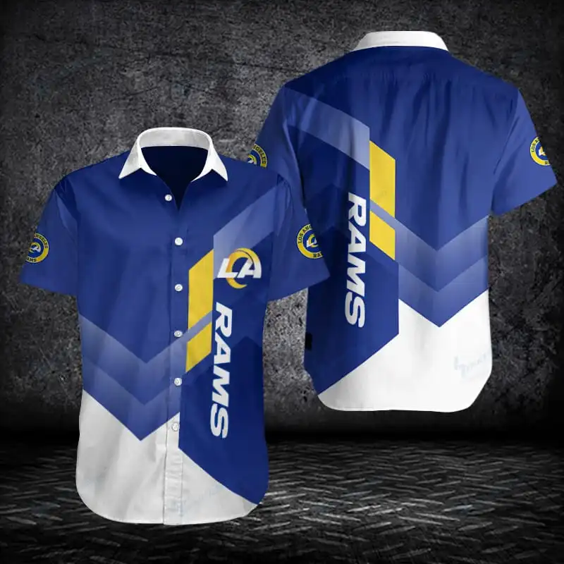 Sizing Chart for Los Angeles Rams Button Shirt BB124