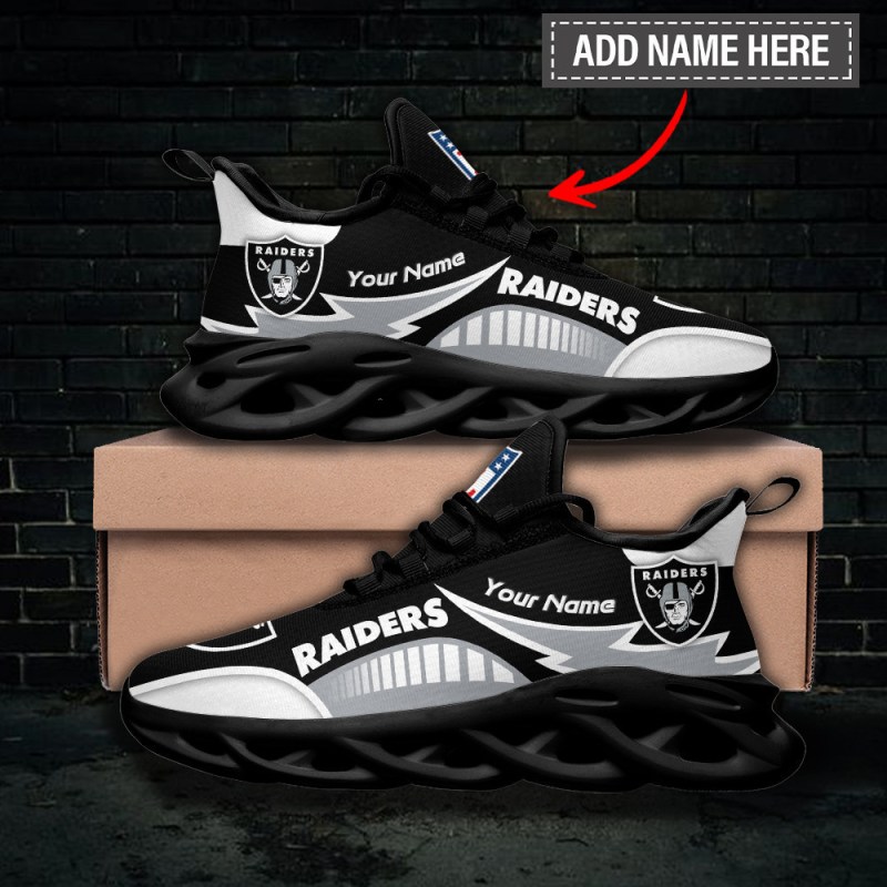 Las Vegas Raiders Sneakers Side View