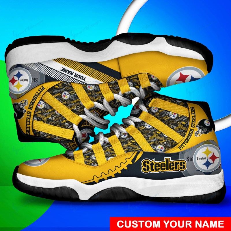 Pittsburgh Steelers Personalized AJD11 Sneakers