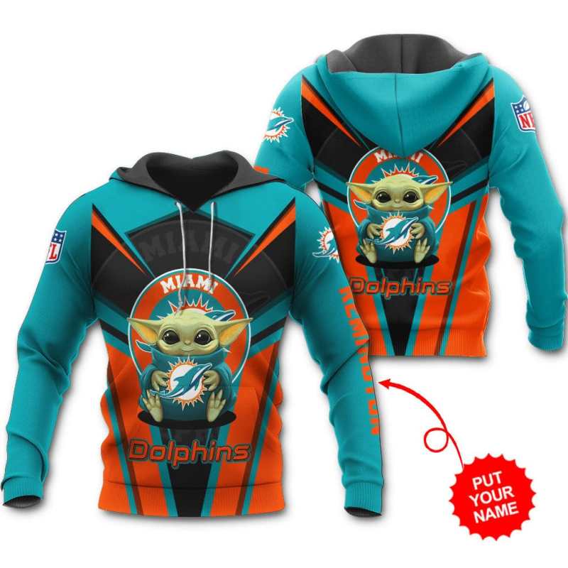 Miami Dolphins Personalized Hoodie