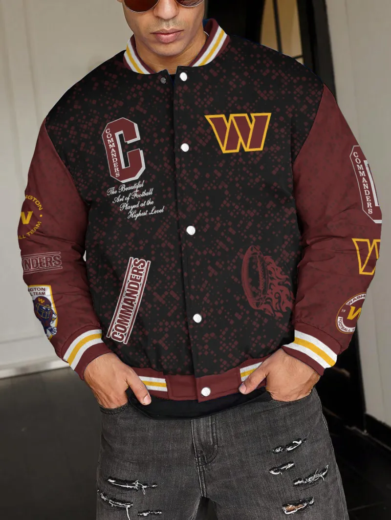 Washington Commanders Varsity Jacket