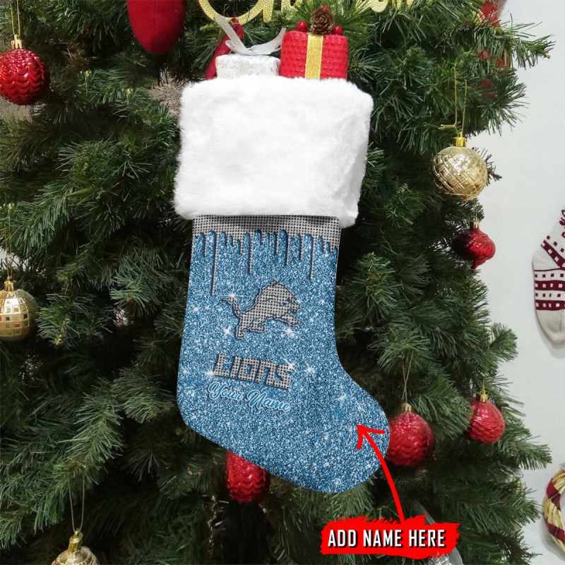 Detroit Lions Christmas Socks