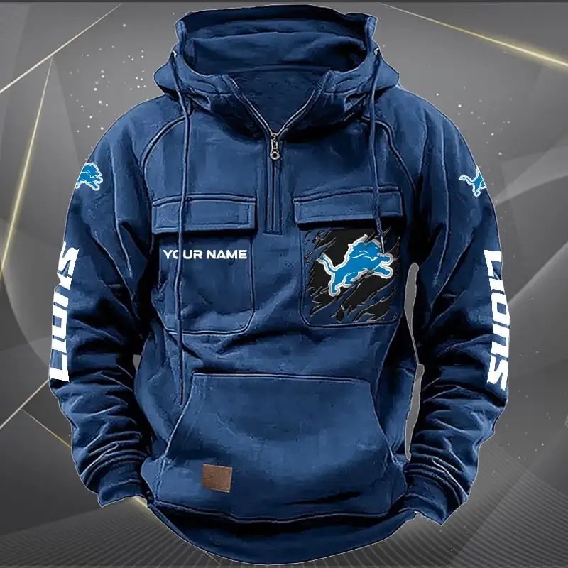 Customizable Detroit Lions Hoodie
