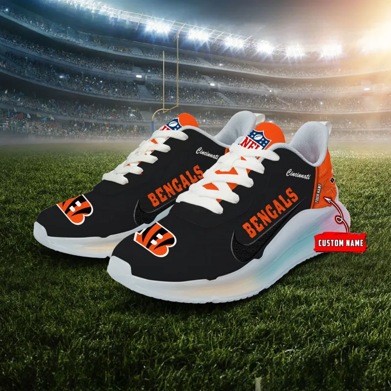 Cincinnati Bengals Rainbow Cushion Running Shoes