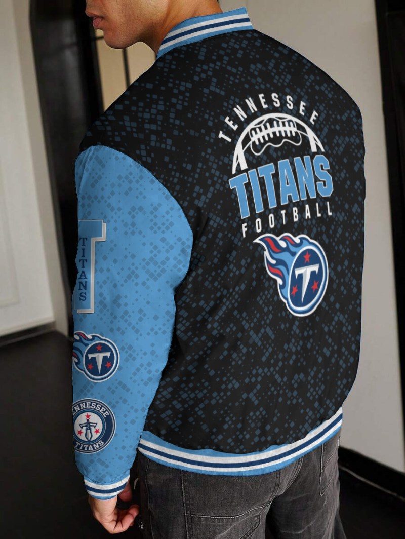 Tennessee Titans Varsity Jacket Back