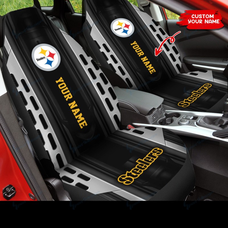 Pittsburgh Steelers Personalized Car Seat Covers