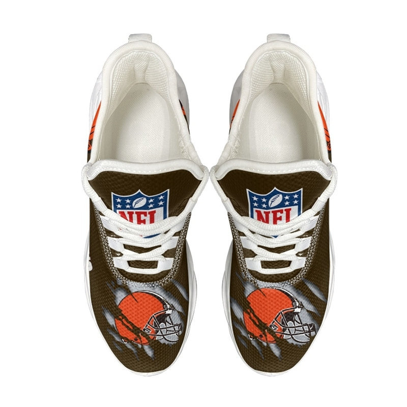 Cleveland Browns Sneakers 3D Max Soul Shoes