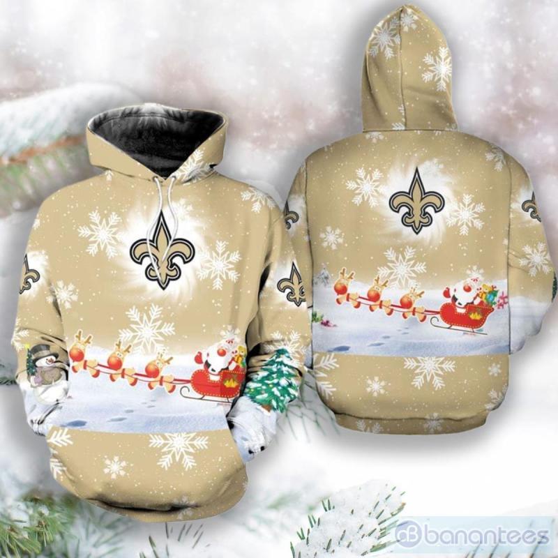 NFL New Orleans Saints Christmas Santa Claus Hoodie