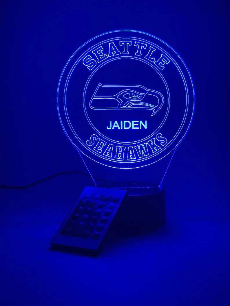 Seattle Seahawks 3D Lamp
