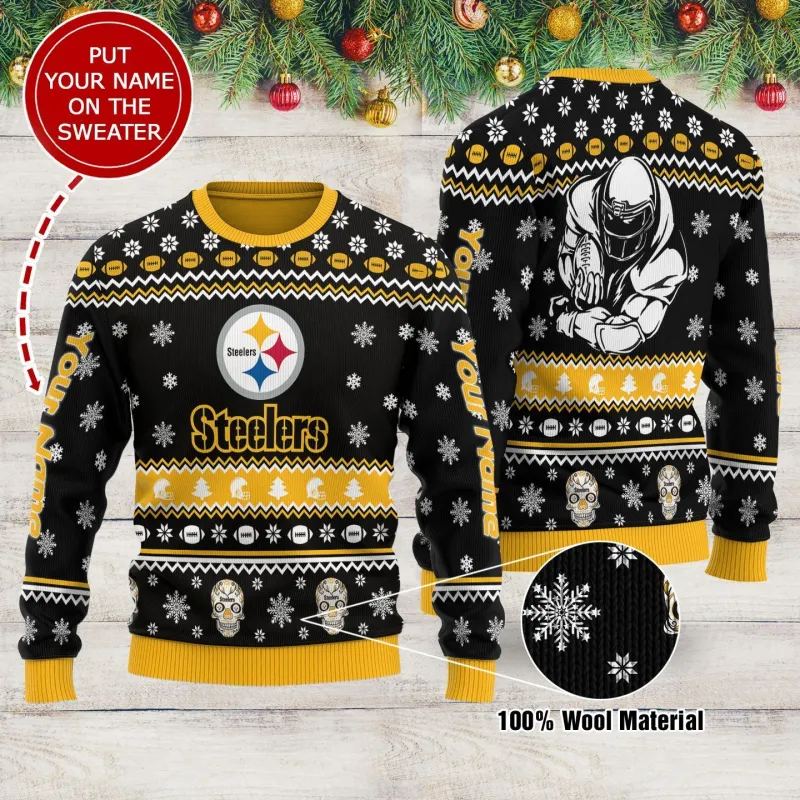 Pittsburgh Steelers Personalized Sweater
