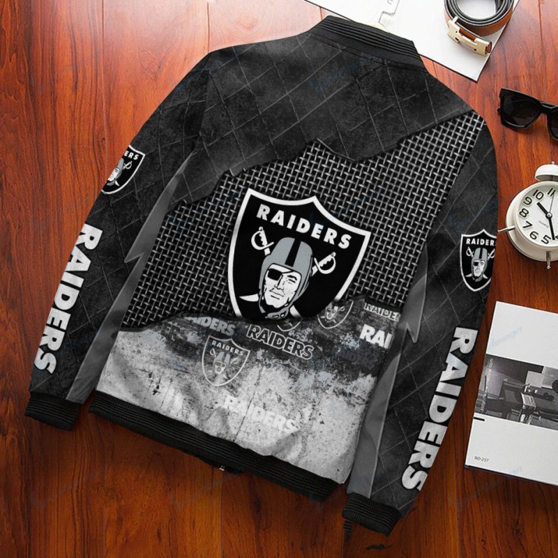 Las Vegas Raiders Personalized Bomber Jacket