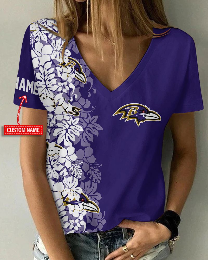 Baltimore Ravens V-neck T-shirt