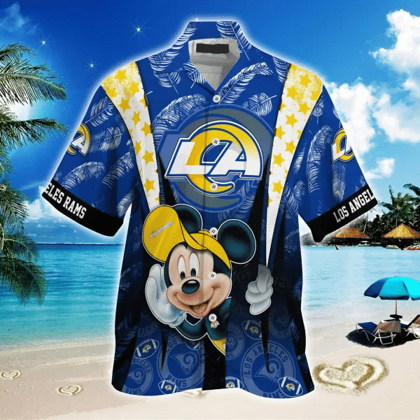 Los Angeles Rams Hawaiian Shirt - Alternate View